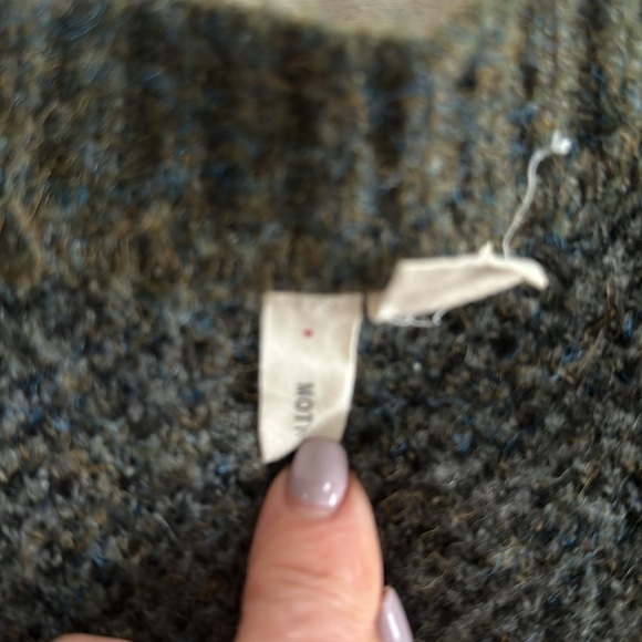 Moth (Anthropologie) Camo cardigan black/green/gray Sweater - Picture 9 of 10